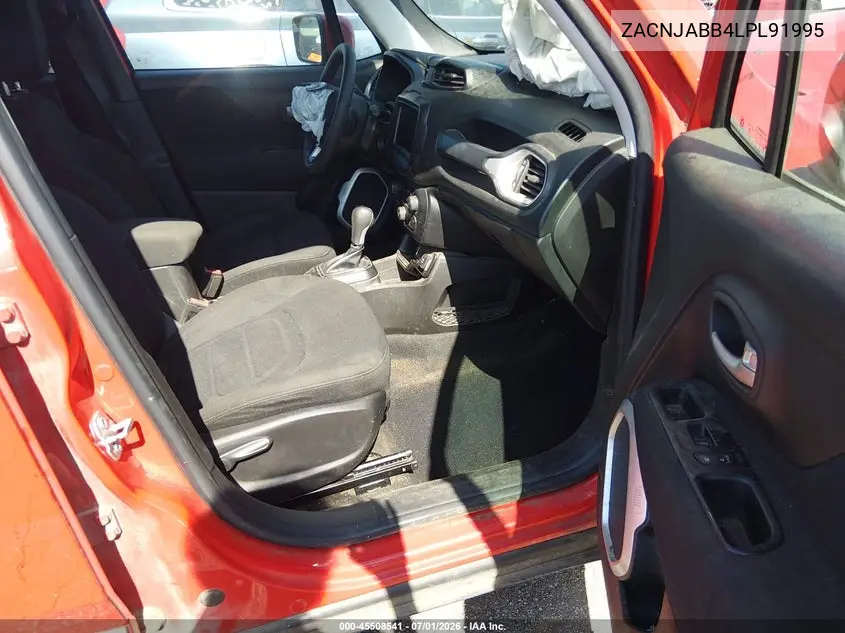2020 Jeep Renegade Latitude Fwd VIN: ZACNJABB4LPL91995 Lot: 45508541