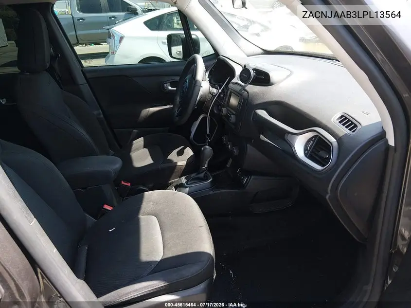 2020 Jeep Renegade Sport Fwd VIN: ZACNJAAB3LPL13564 Lot: 45615464
