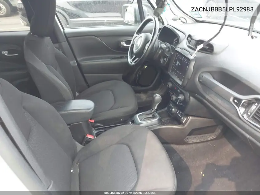 2020 Jeep Renegade Altitude 4X4 VIN: ZACNJBBB5LPL92983 Lot: 45658702