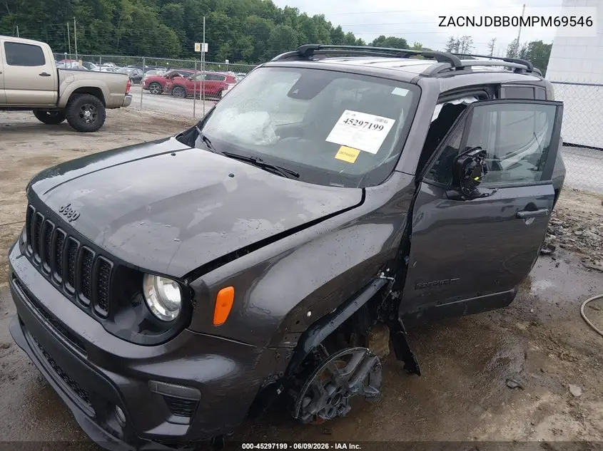 2021 Jeep Renegade 80Th Anniversary 4X4 VIN: ZACNJDBB0MPM69546 Lot: 45297199