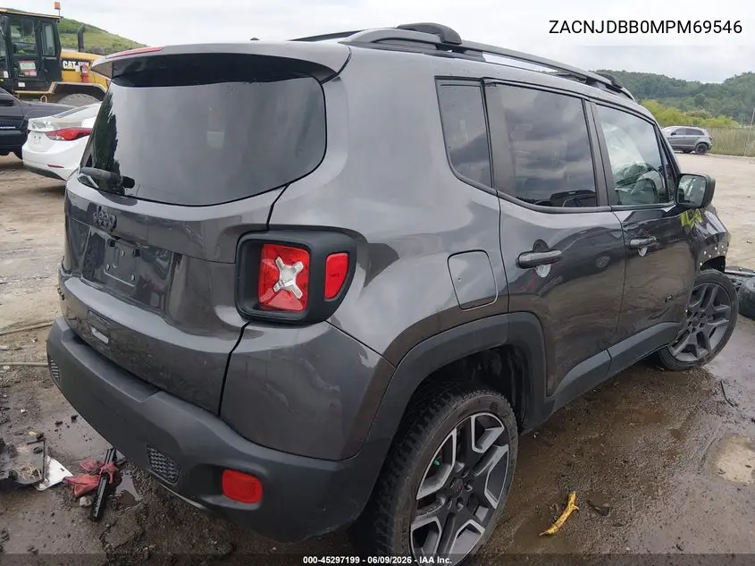 2021 Jeep Renegade 80Th Anniversary 4X4 VIN: ZACNJDBB0MPM69546 Lot: 45297199