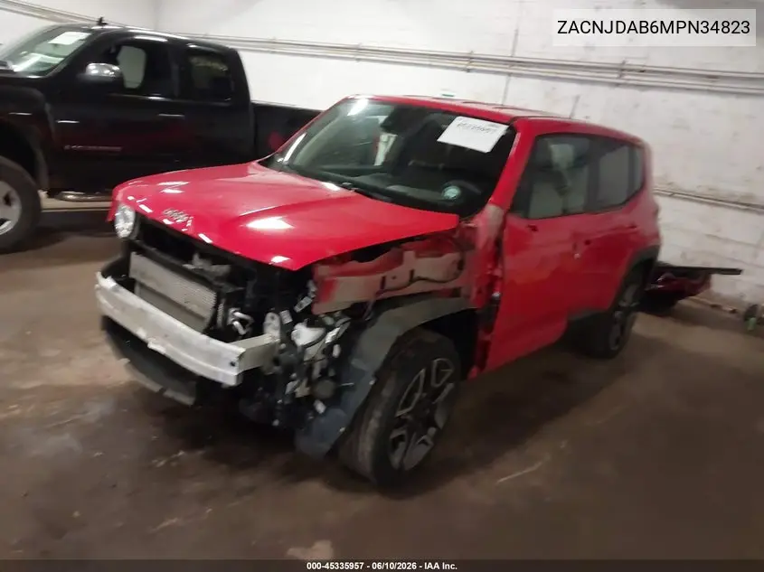 2021 Jeep Renegade Jeepster 4X4 VIN: ZACNJDAB6MPN34823 Lot: 45335957