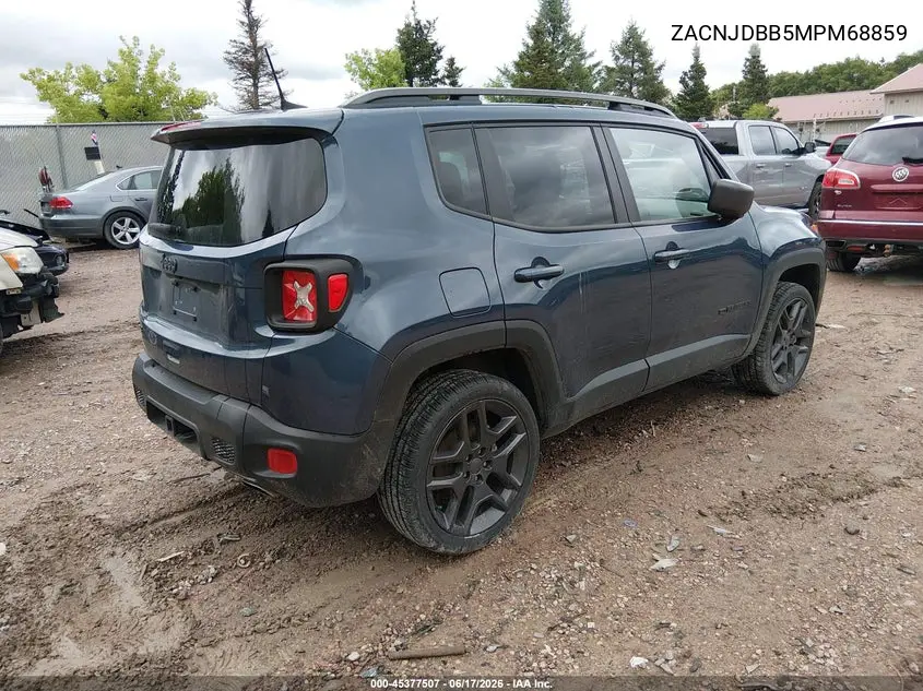 2021 Jeep Renegade 80Th Anniversary 4X4 VIN: ZACNJDBB5MPM68859 Lot: 45377507