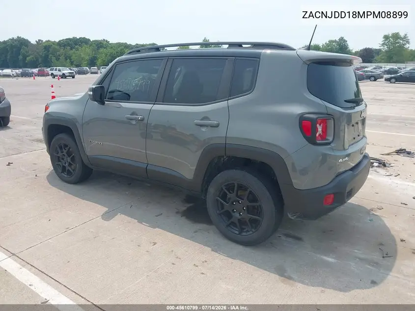 2021 Jeep Renegade Limited 4X4 VIN: ZACNJDD18MPM08899 Lot: 45610799