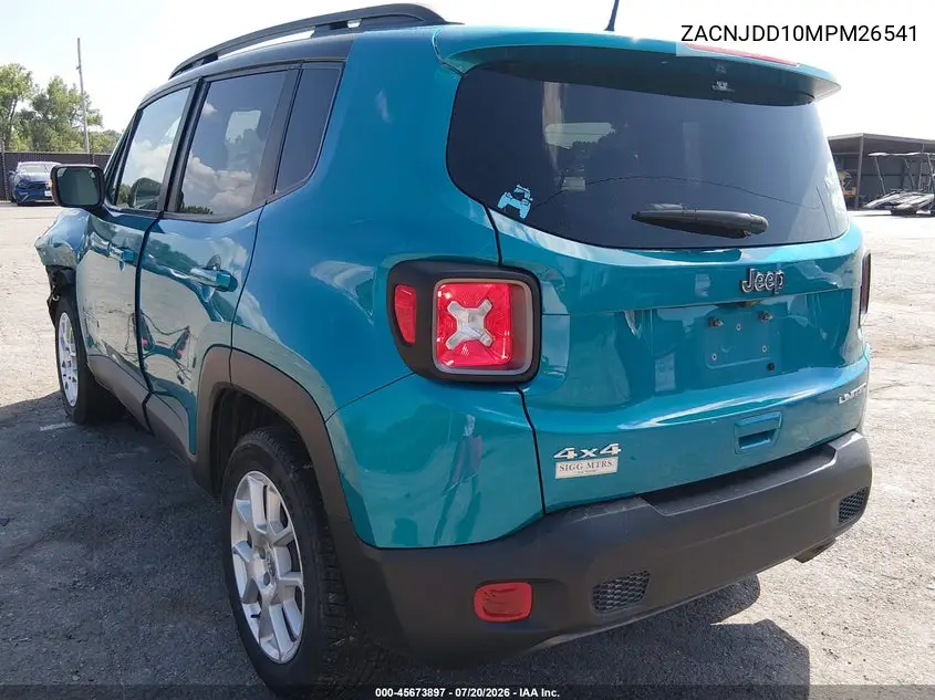 2021 Jeep Renegade Limited 4X4 VIN: ZACNJDD10MPM26541 Lot: 45673897