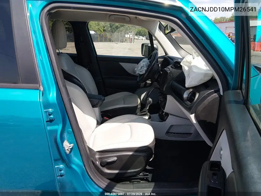 2021 Jeep Renegade Limited 4X4 VIN: ZACNJDD10MPM26541 Lot: 45673897