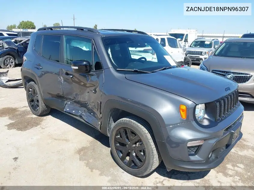 ZACNJDE18NPN96307 2022 Jeep Renegade Altitude 4X4
