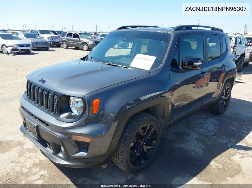 ZACNJDE18NPN96307 2022 Jeep Renegade Altitude 4X4
