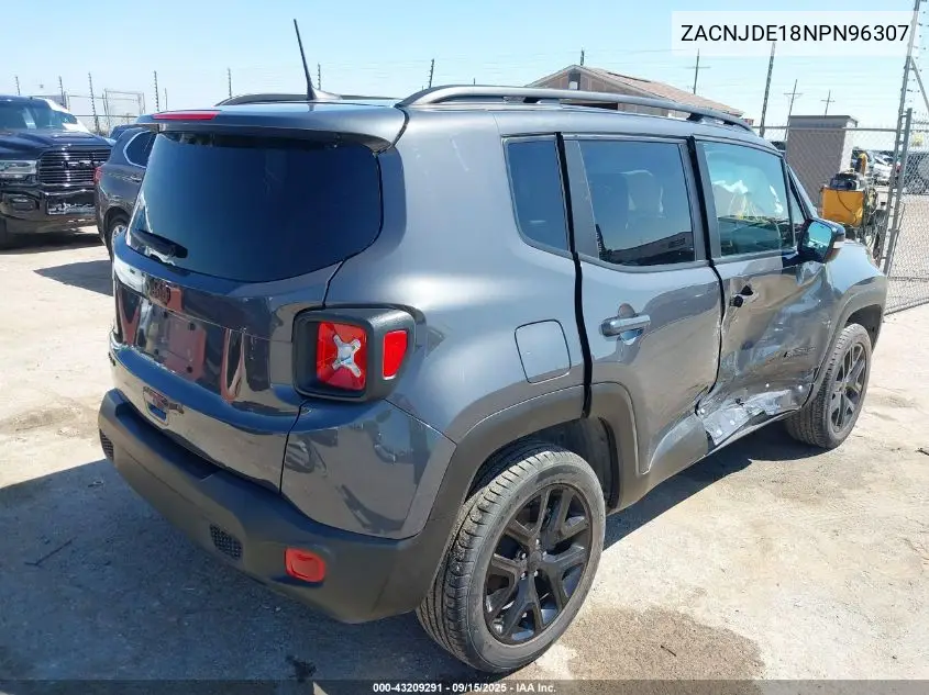 ZACNJDE18NPN96307 2022 Jeep Renegade Altitude 4X4