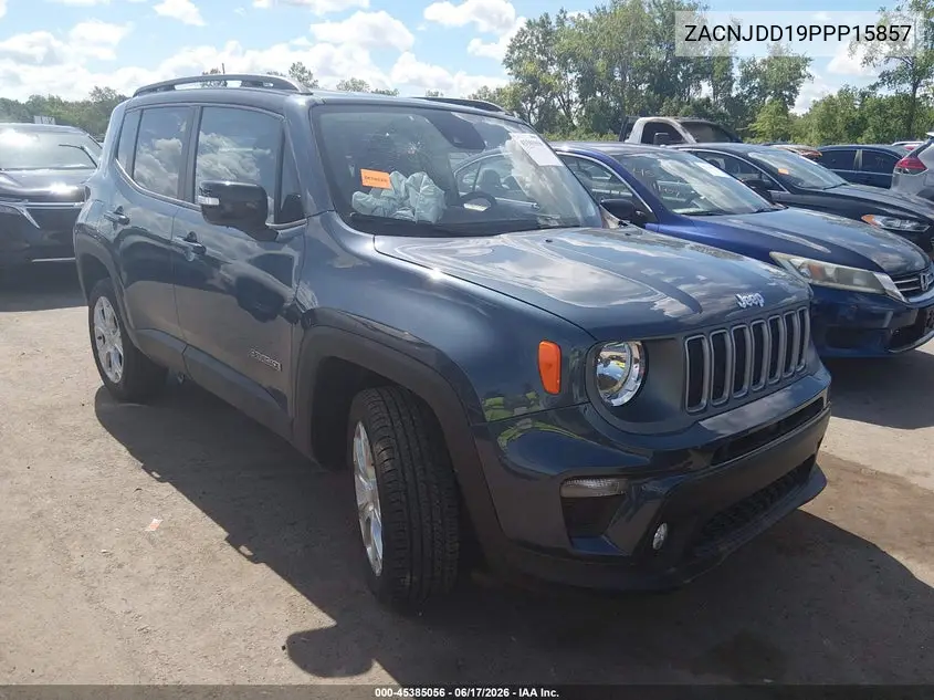 2023 Jeep Renegade Limited 4X4 VIN: ZACNJDD19PPP15857 Lot: 45385056