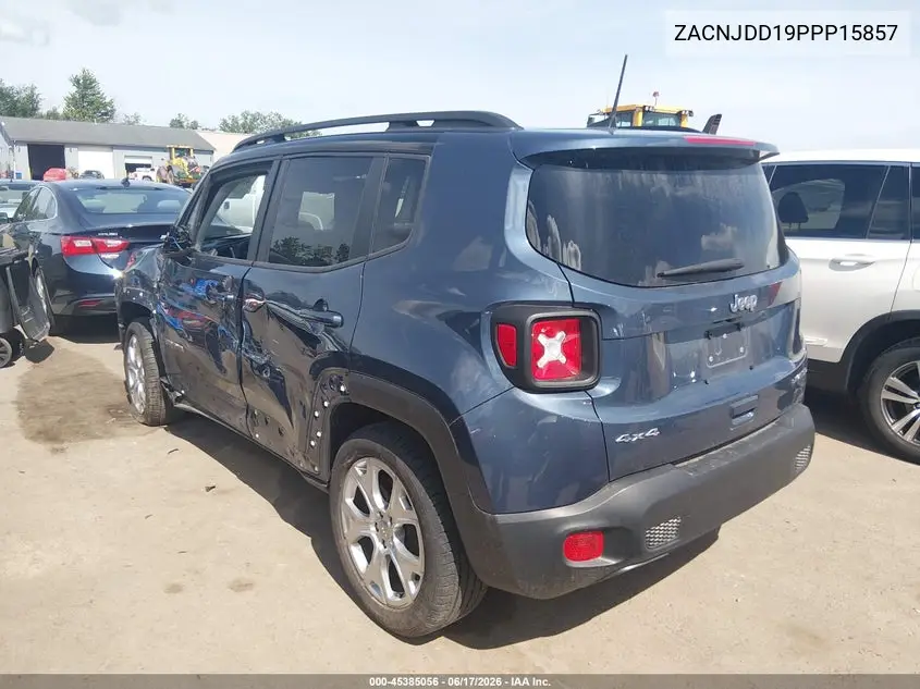 2023 Jeep Renegade Limited 4X4 VIN: ZACNJDD19PPP15857 Lot: 45385056