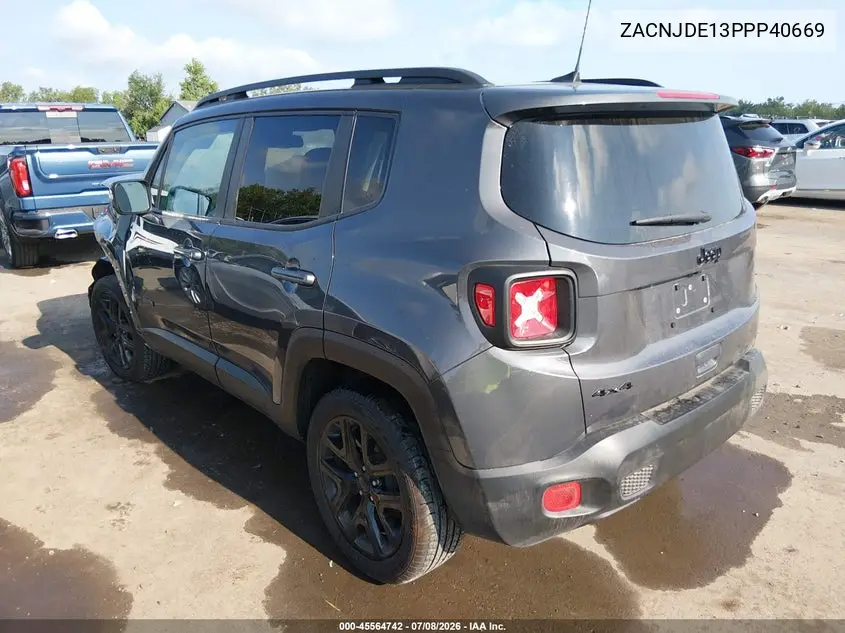 2023 Jeep Renegade Altitude 4X4 VIN: ZACNJDE13PPP40669 Lot: 45564742