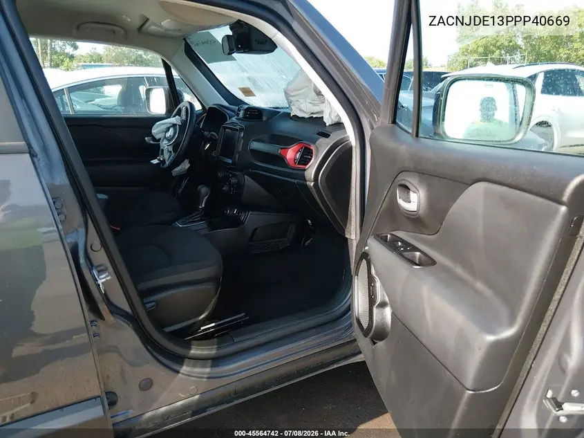 2023 Jeep Renegade Altitude 4X4 VIN: ZACNJDE13PPP40669 Lot: 45564742