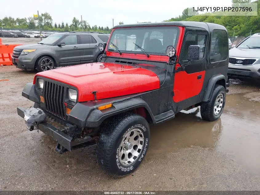 1993 Jeep Wrangler / Yj S VIN: 1J4FY19P1PP207596 Lot: 45402722
