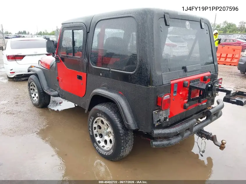 1993 Jeep Wrangler / Yj S VIN: 1J4FY19P1PP207596 Lot: 45402722
