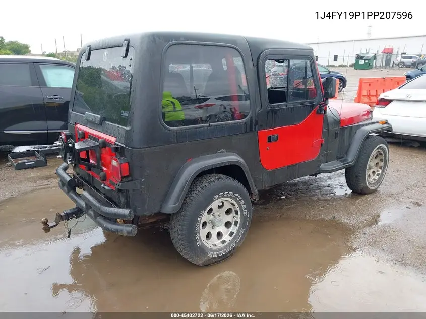 1993 Jeep Wrangler / Yj S VIN: 1J4FY19P1PP207596 Lot: 45402722