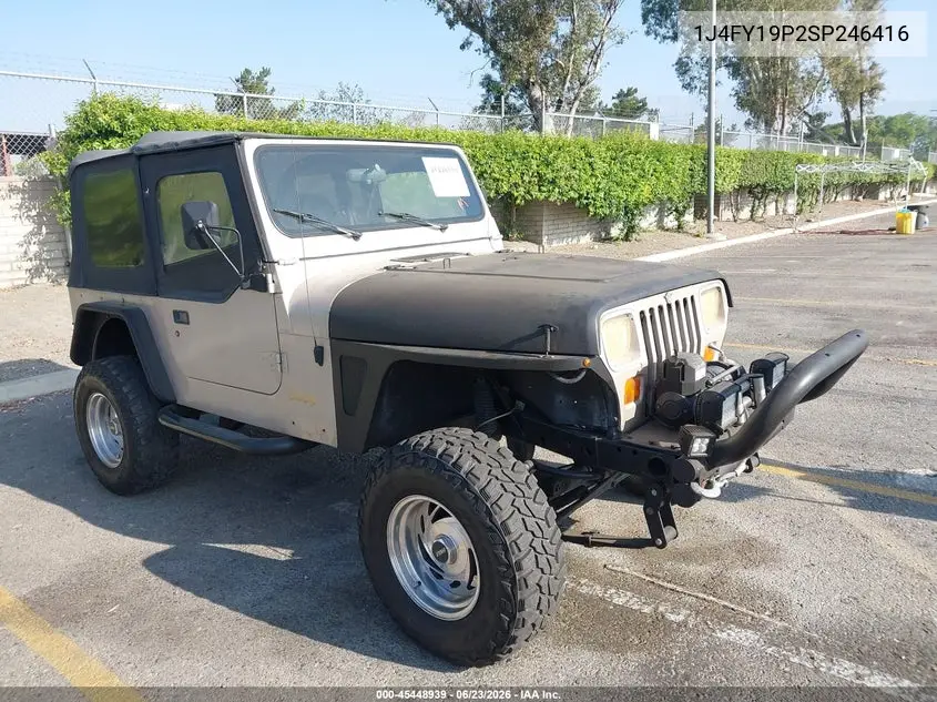 1995 Jeep Wrangler / Yj S/Rio Grande VIN: 1J4FY19P2SP246416 Lot: 45448939