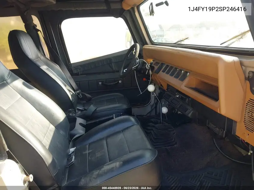 1995 Jeep Wrangler / Yj S/Rio Grande VIN: 1J4FY19P2SP246416 Lot: 45448939
