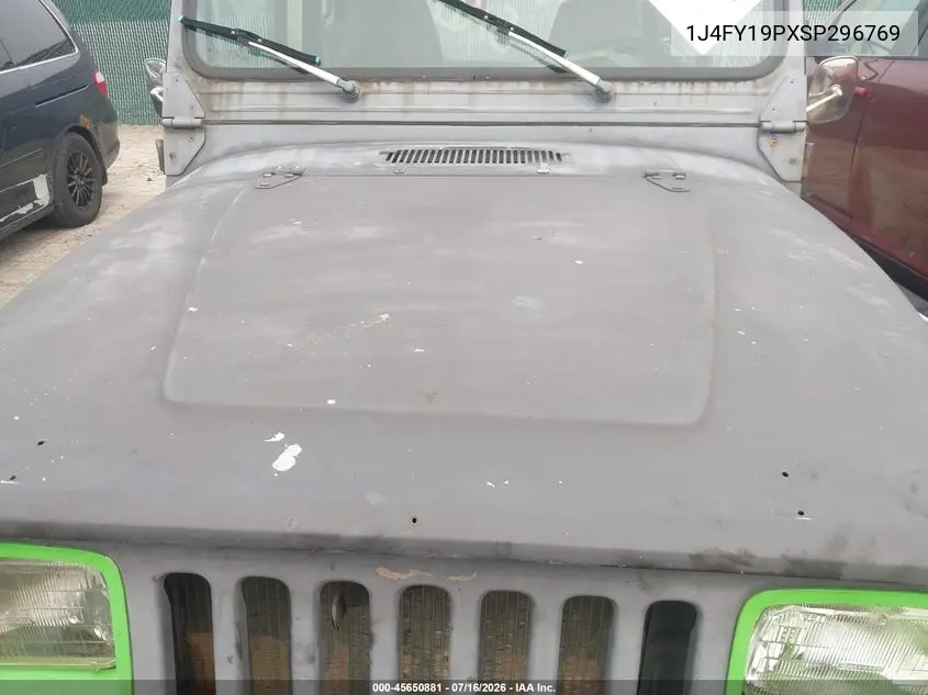 1995 Jeep Wrangler / Yj S/Rio Grande VIN: 1J4FY19PXSP296769 Lot: 45650881