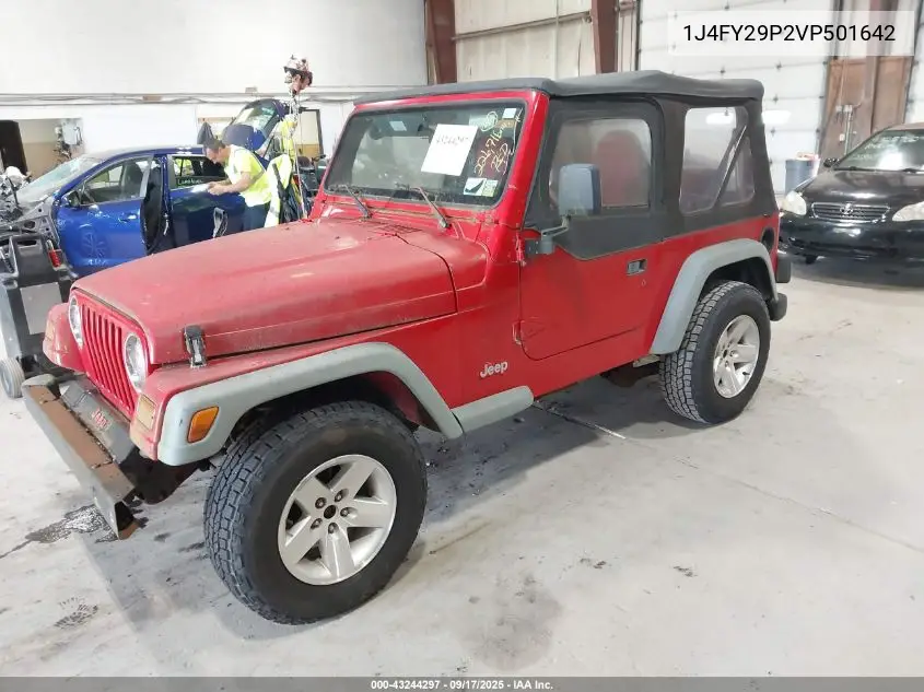 1J4FY29P2VP501642 1997 Jeep Wrangler Se
