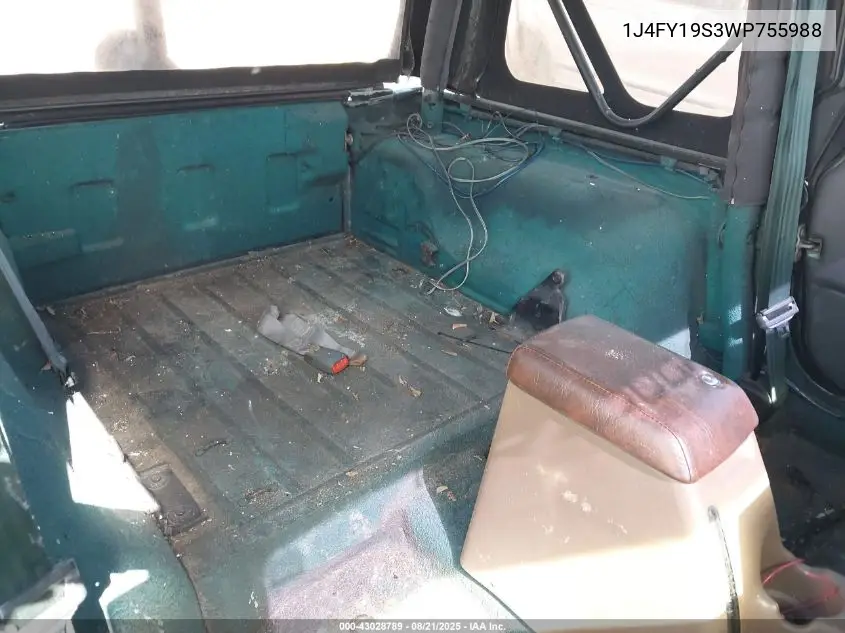 1J4FY19S3WP755988 1998 Jeep Wrangler Sport