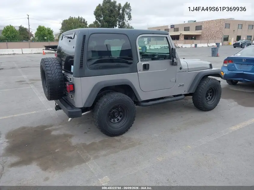 2001 Jeep Wrangler Sport VIN: 1J4FA49S61P369936 Lot: 45322788