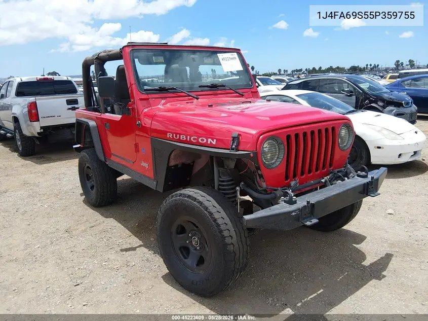 2005 Jeep Wrangler Rubicon VIN: 1J4FA69S55P359755 Lot: 45223609