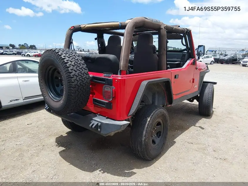 2005 Jeep Wrangler Rubicon VIN: 1J4FA69S55P359755 Lot: 45223609