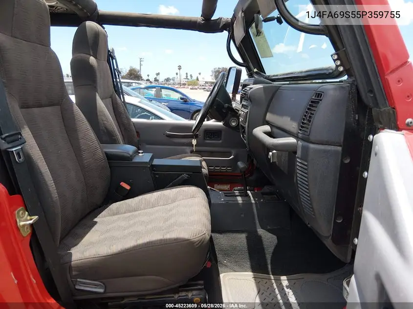 2005 Jeep Wrangler Rubicon VIN: 1J4FA69S55P359755 Lot: 45223609