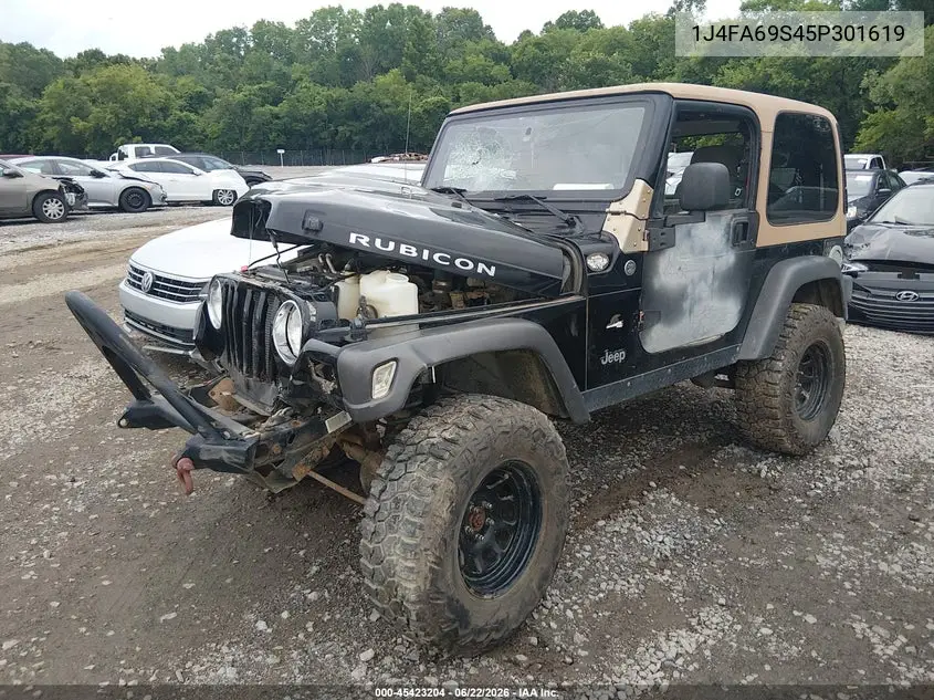 2005 Jeep Wrangler Rubicon VIN: 1J4FA69S45P301619 Lot: 45423204