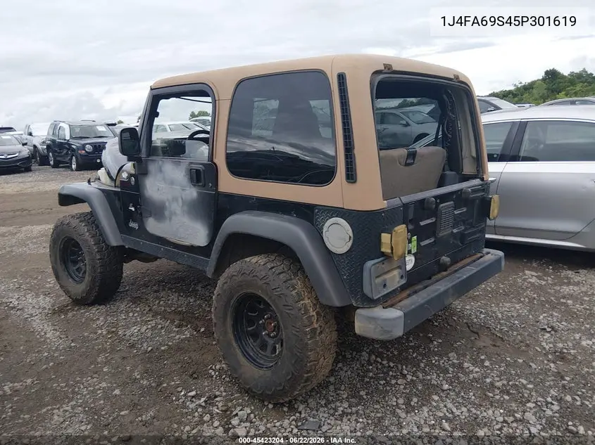 2005 Jeep Wrangler Rubicon VIN: 1J4FA69S45P301619 Lot: 45423204
