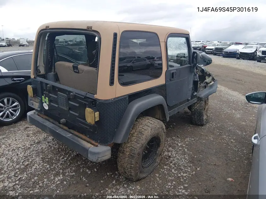 2005 Jeep Wrangler Rubicon VIN: 1J4FA69S45P301619 Lot: 45423204