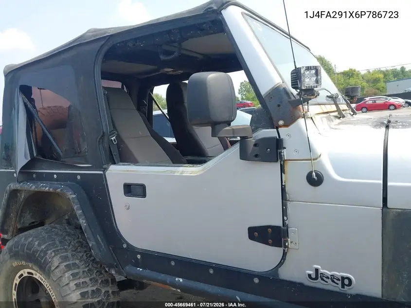 2006 Jeep Wrangler Se VIN: 1J4FA291X6P786723 Lot: 45669461