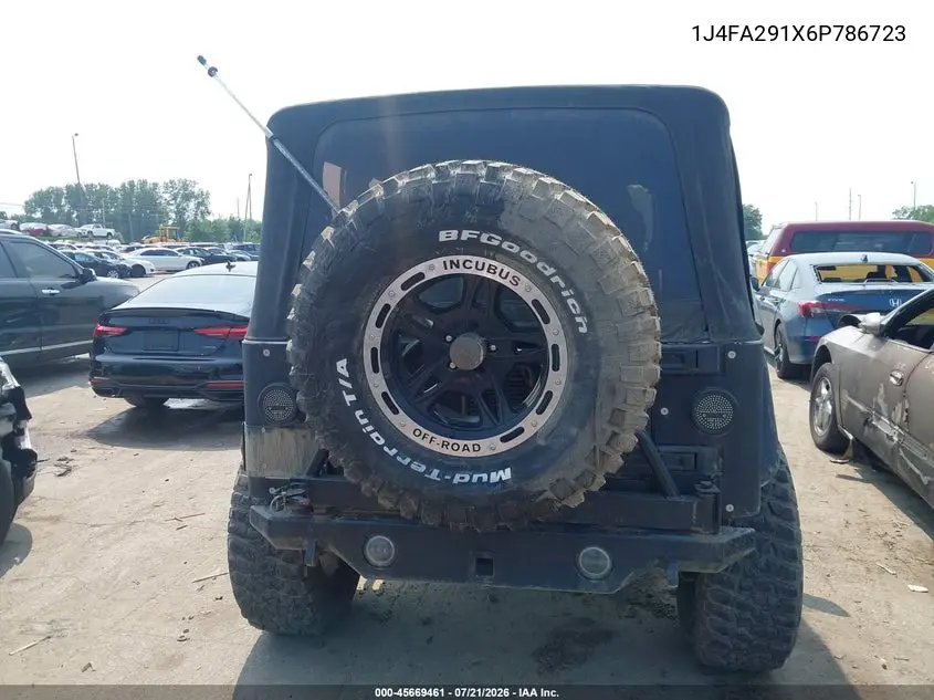 2006 Jeep Wrangler Se VIN: 1J4FA291X6P786723 Lot: 45669461