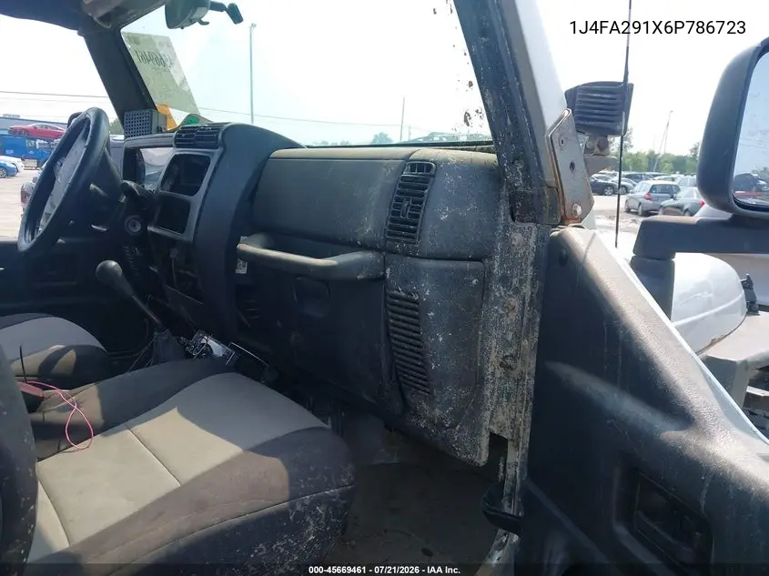 2006 Jeep Wrangler Se VIN: 1J4FA291X6P786723 Lot: 45669461