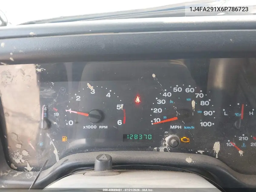 2006 Jeep Wrangler Se VIN: 1J4FA291X6P786723 Lot: 45669461