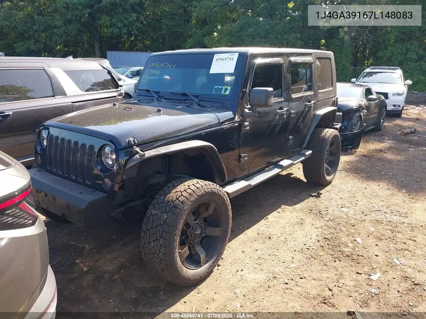 2007 Jeep Wrangler Unlimited X VIN: 1J4GA39167L148083 Lot: 45565741