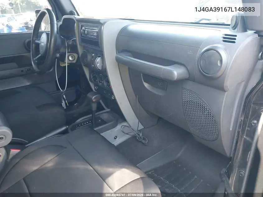 2007 Jeep Wrangler Unlimited X VIN: 1J4GA39167L148083 Lot: 45565741