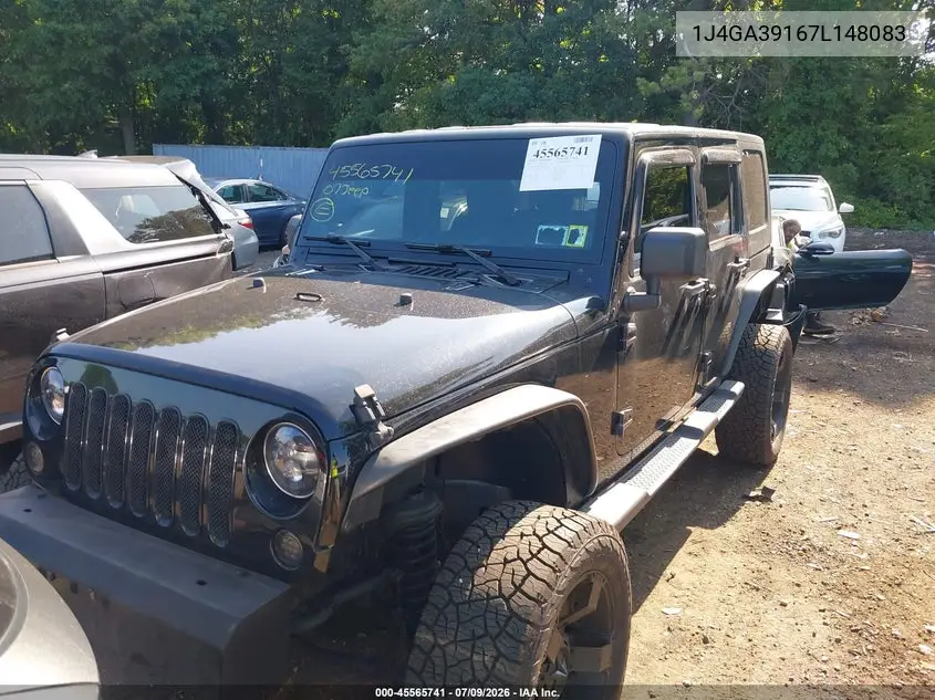 2007 Jeep Wrangler Unlimited X VIN: 1J4GA39167L148083 Lot: 45565741