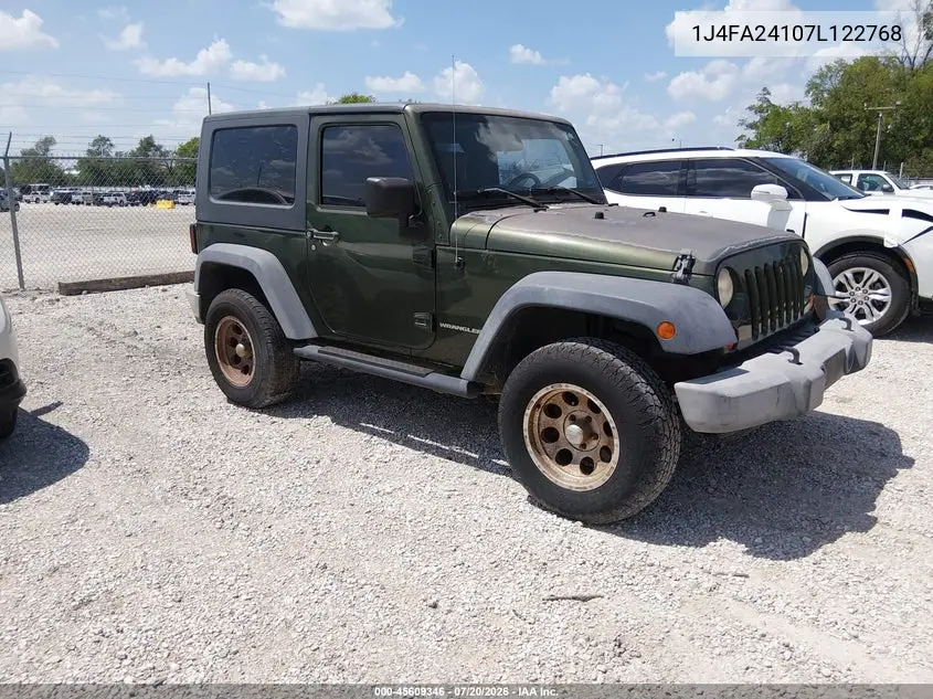 2007 Jeep Wrangler X VIN: 1J4FA24107L122768 Lot: 45609346