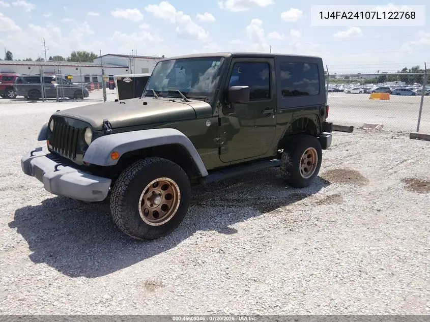 2007 Jeep Wrangler X VIN: 1J4FA24107L122768 Lot: 45609346