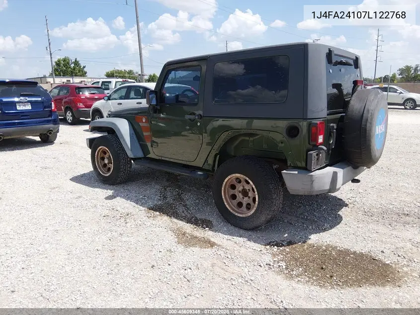2007 Jeep Wrangler X VIN: 1J4FA24107L122768 Lot: 45609346
