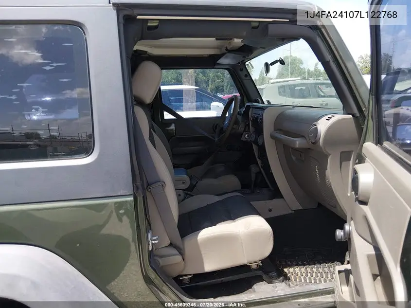 2007 Jeep Wrangler X VIN: 1J4FA24107L122768 Lot: 45609346