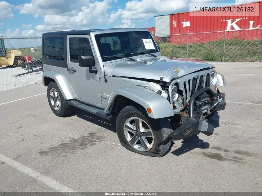 2007 Jeep Wrangler Sahara VIN: 1J4FA541X7L126182 Lot: 45634993
