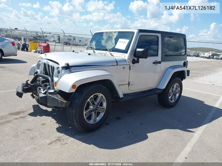 2007 Jeep Wrangler Sahara VIN: 1J4FA541X7L126182 Lot: 45634993