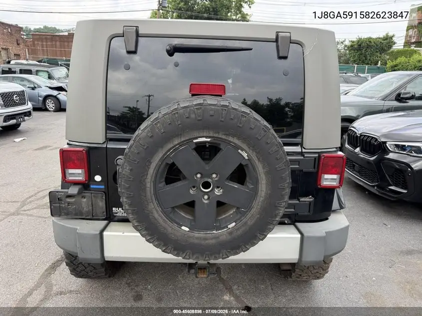 2008 Jeep Wrangler Unlimited Sahara VIN: 1J8GA59158L623847 Lot: 45608898