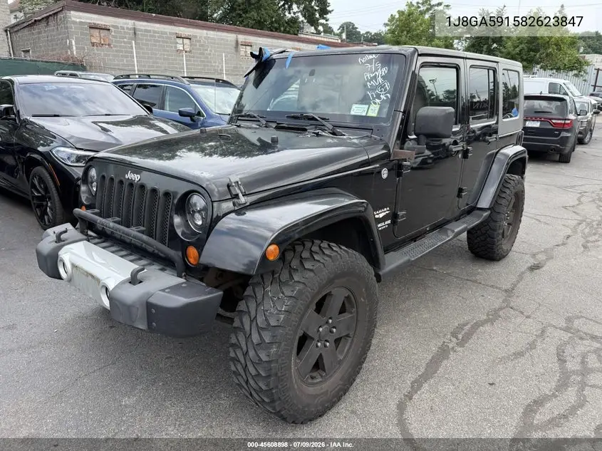 2008 Jeep Wrangler Unlimited Sahara VIN: 1J8GA59158L623847 Lot: 45608898