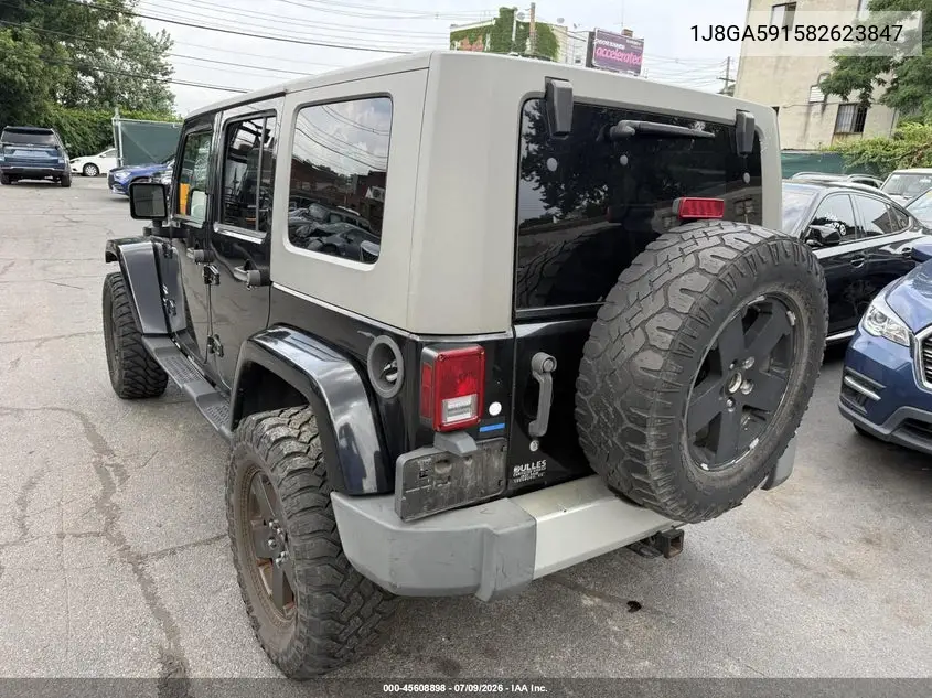 2008 Jeep Wrangler Unlimited Sahara VIN: 1J8GA59158L623847 Lot: 45608898