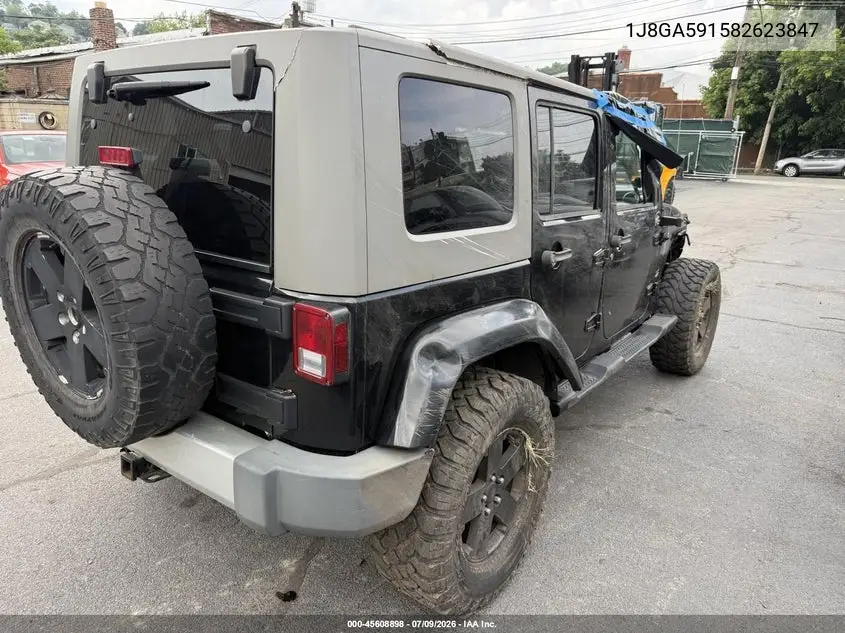 2008 Jeep Wrangler Unlimited Sahara VIN: 1J8GA59158L623847 Lot: 45608898