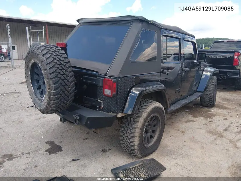 2009 Jeep Wrangler Unlimited Sahara VIN: 1J4GA59129L709085 Lot: 45388031